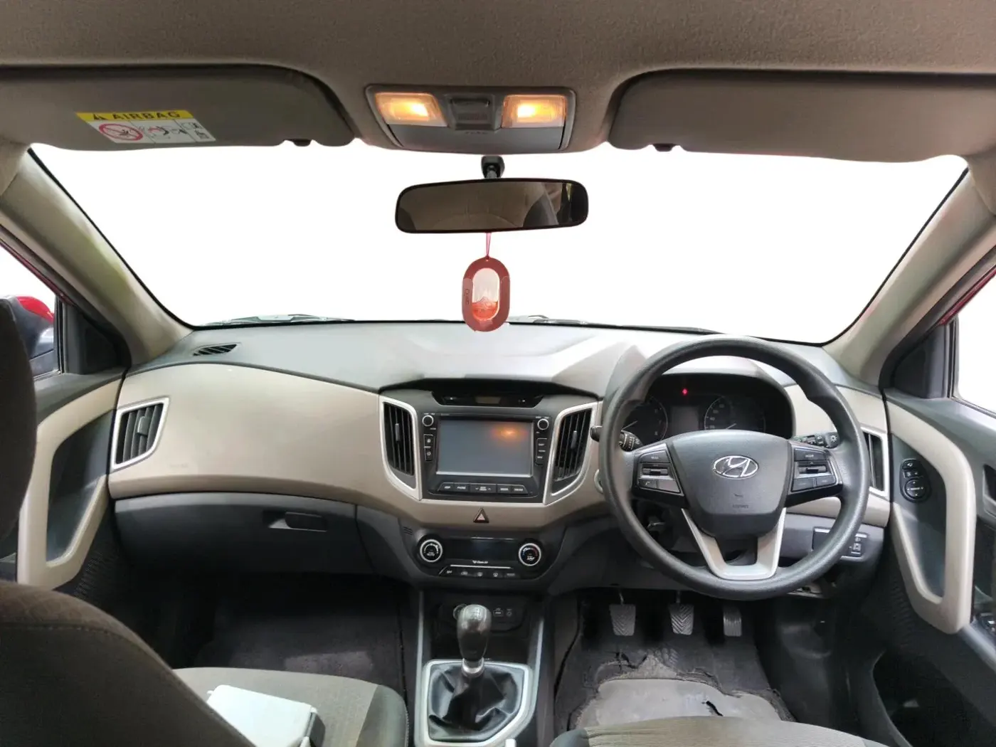 2017 Hyundai Creta SX PLUS 1.6 PETROL, Petrol, Manual, 55,919 km, interior