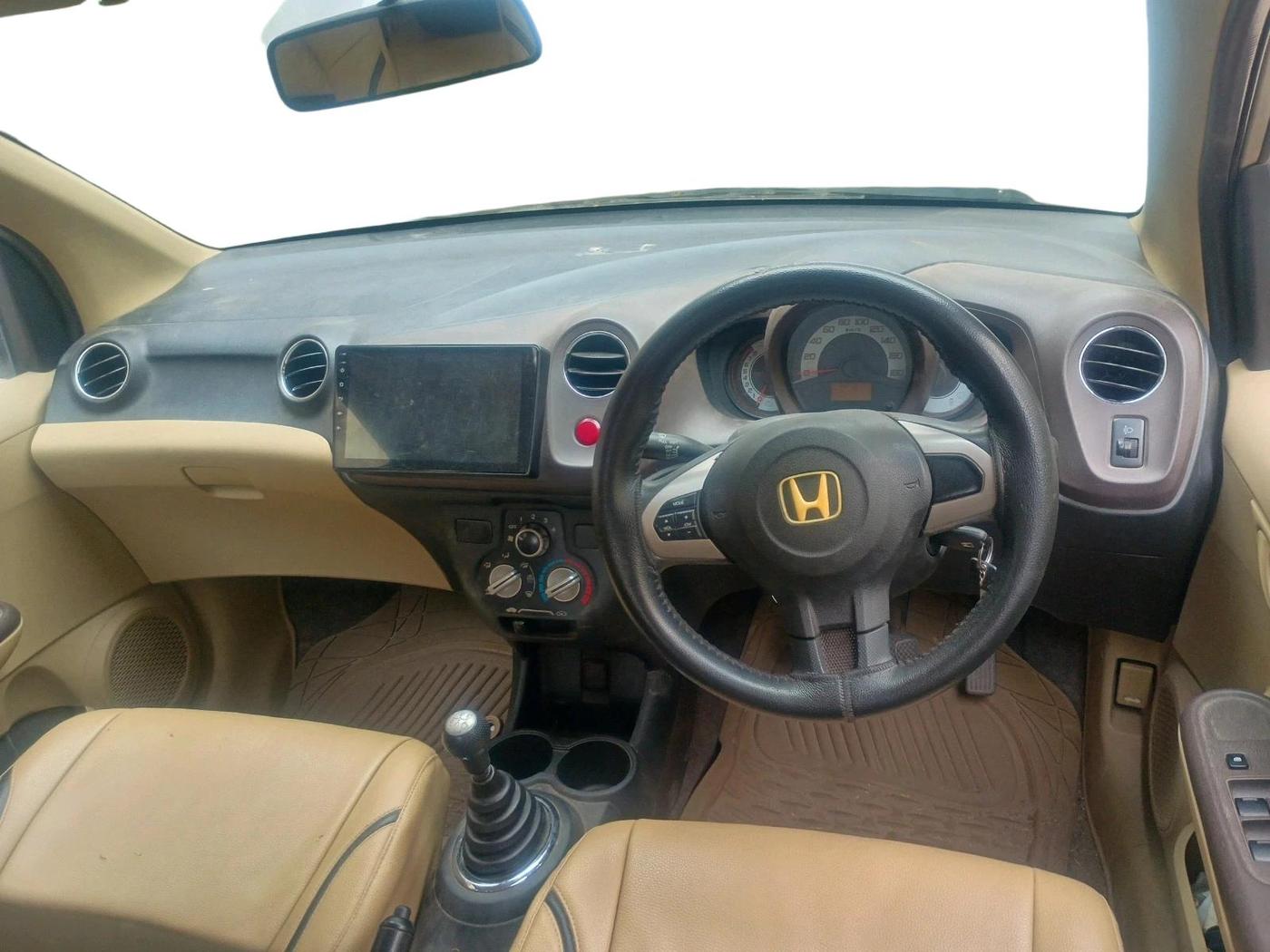 2012 Honda Brio S MT, Petrol, Manual, 66,091 km, interior
