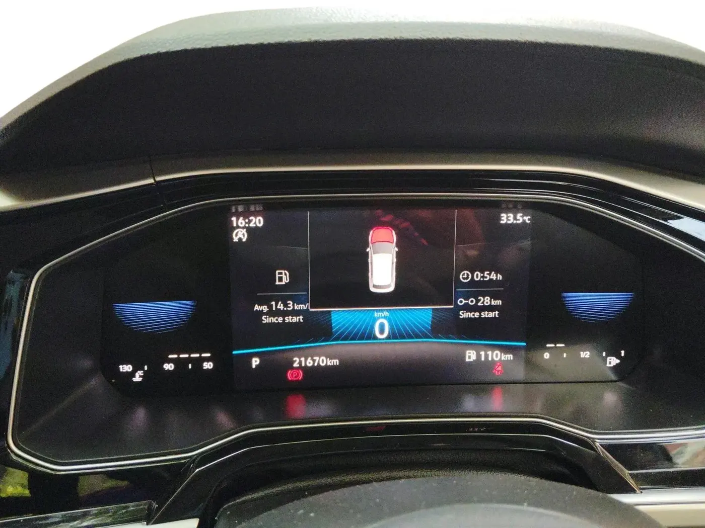 2023 Volkswagen VIRTUS TOPLINE TSI 1.0 AT, Petrol, Automatic, 21,670 km, interior