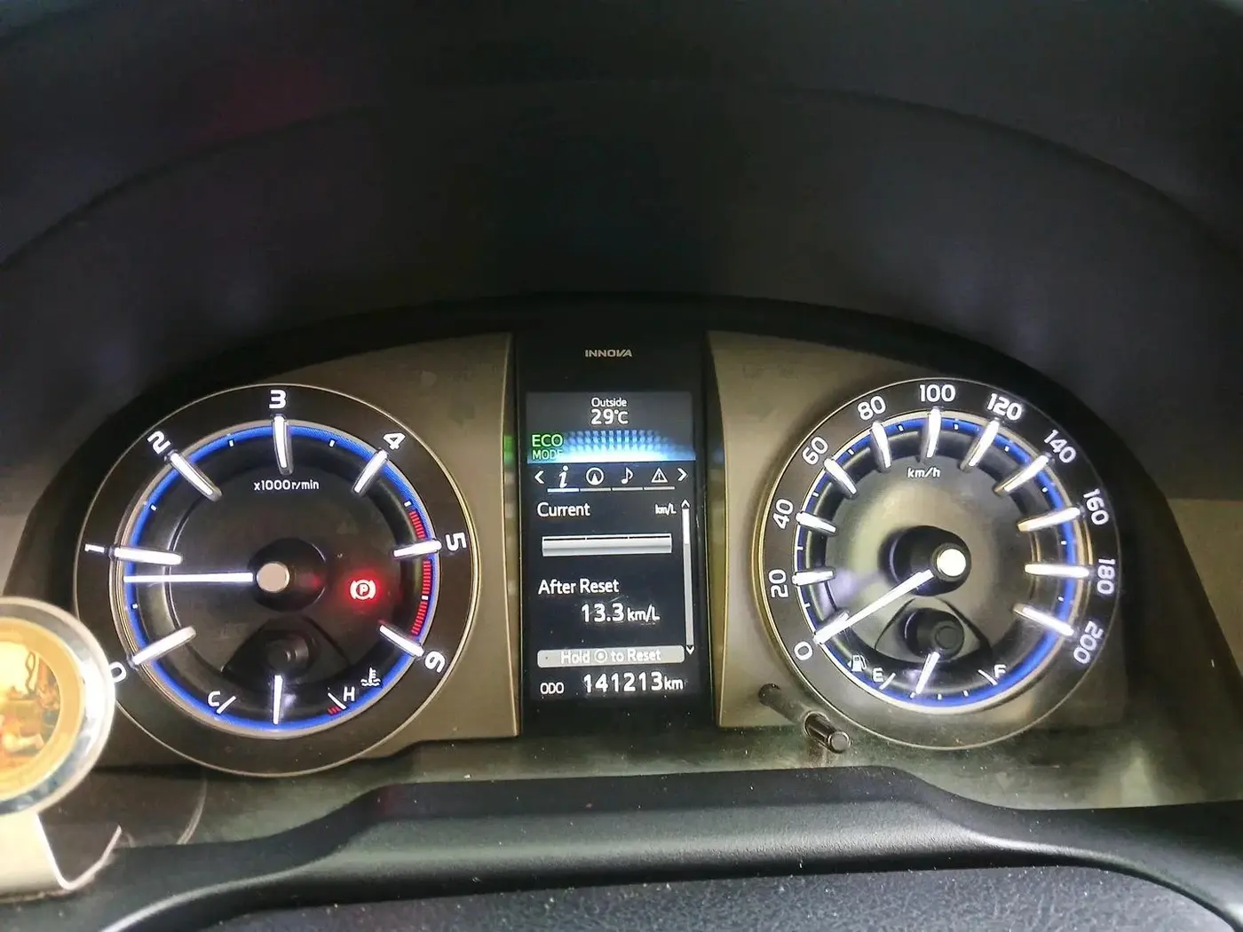2017 Toyota Innova Crysta 2.4 ZX 7 STR, Diesel, Manual, 1,41,213 km, interior