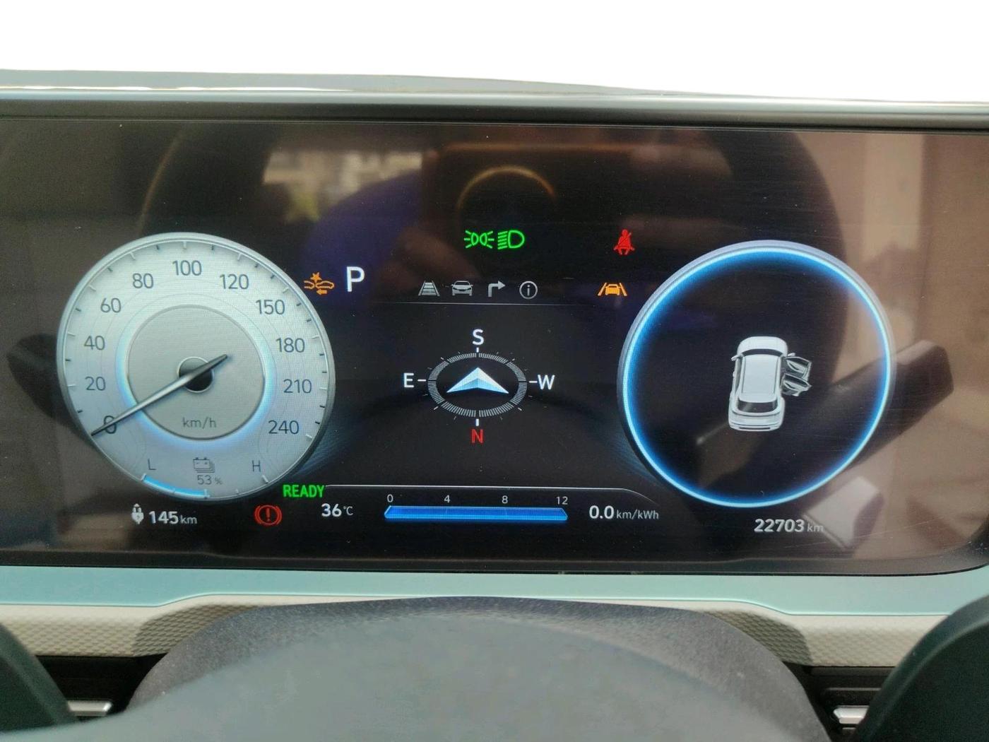 2025 Hyundai Creta Electric Premium 42 kWh (HC), Electric, Automatic, 22,703 km, interior