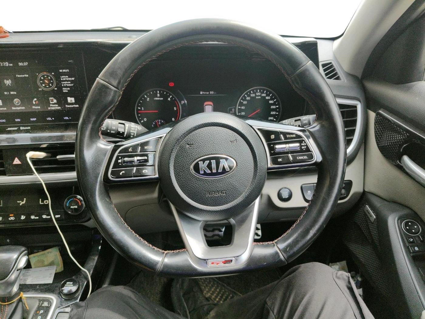 2019 KIA SELTOS GTX PLUS AT 1.5 DIESEL, Diesel, Automatic, 60,444 km, interior