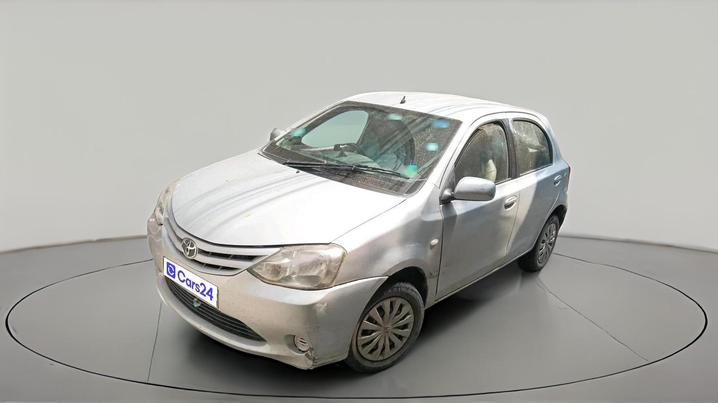 2012 Toyota Etios G, CNG, Manual, 79,097 km, exterior