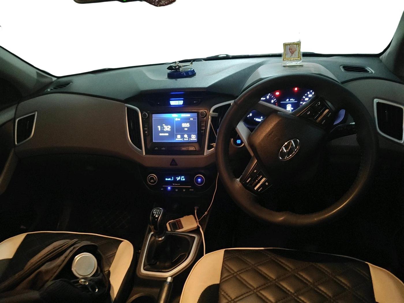2018 Hyundai Creta SX (O) 1.6 PETROL, Petrol, Manual, 74,685 km, interior