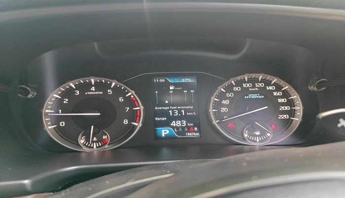2026 Maruti BREZZA ZXI AT SMART HYBRID, Petrol, Automatic, 1,667 km, interior