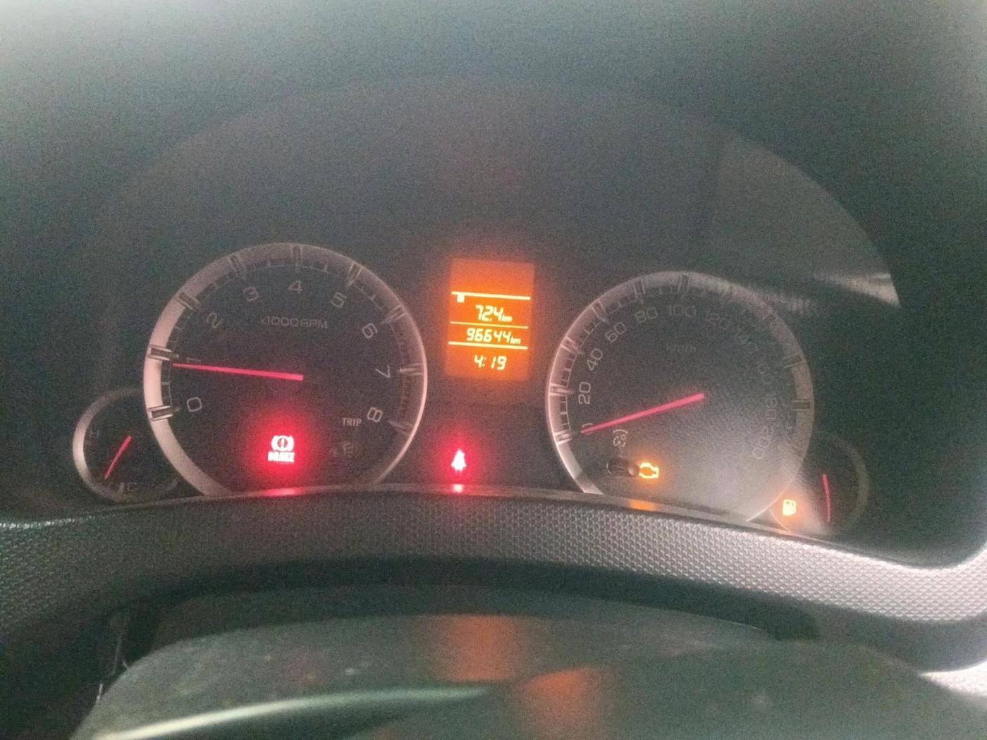 2011 Maruti Swift VXI, CNG, Manual, 96,644 km, interior