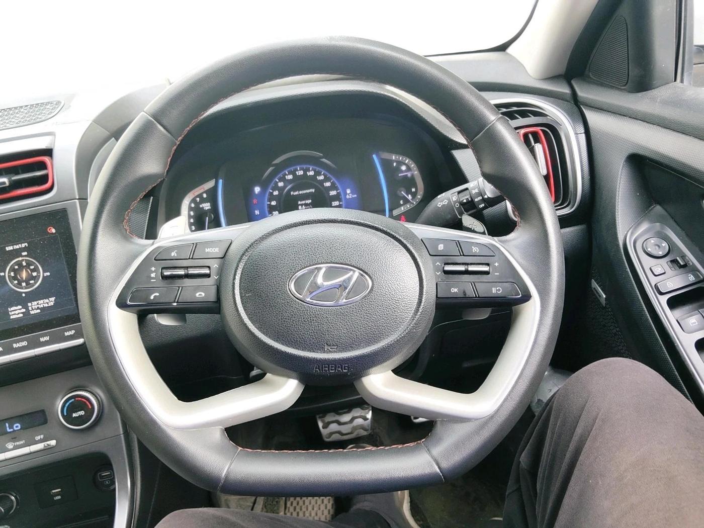 2021 Hyundai Creta SX (O) 1.4 TURBO DCT, Petrol, Automatic, 72,968 km, interior