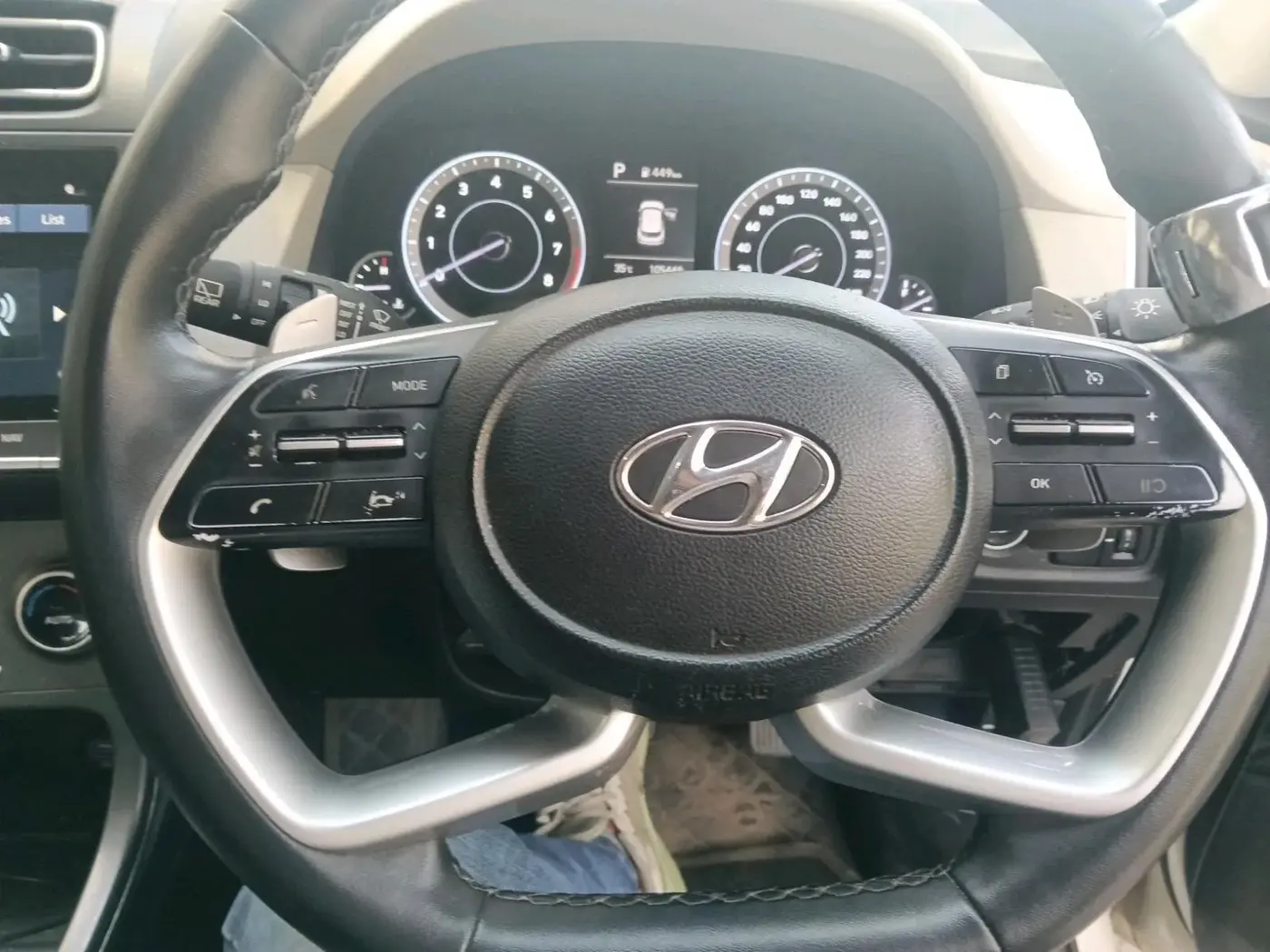 2022 Hyundai Creta SX IVT 1.5 PETROL, Petrol, Automatic, 1,05,448 km, interior