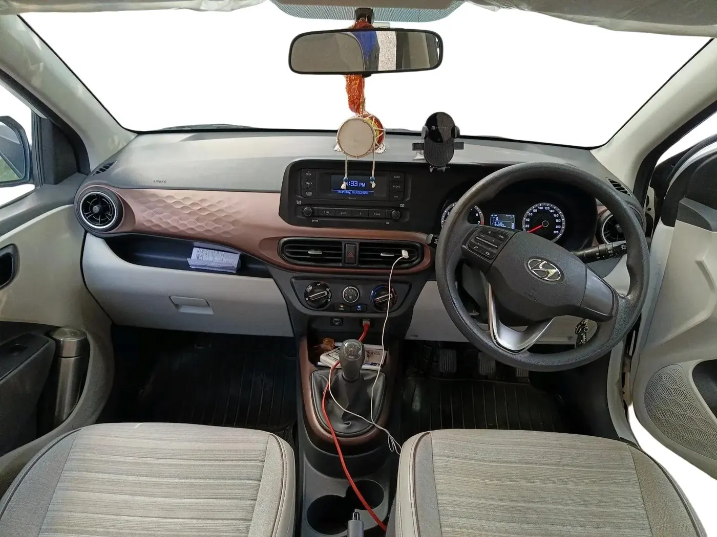 2022 Hyundai AURA S 1.2 CNG, CNG, Manual, 91,500 km, interior