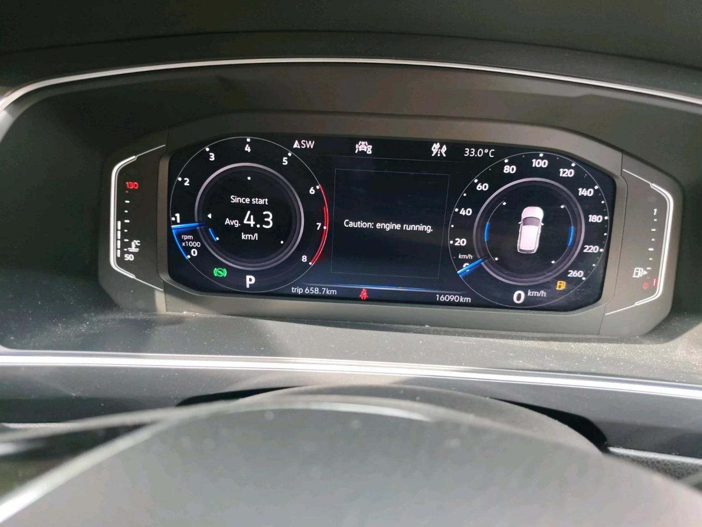 2019 Volkswagen TIGUAN ALL SPACE 2.0 TSI, Petrol, Automatic, 16,090 km, interior