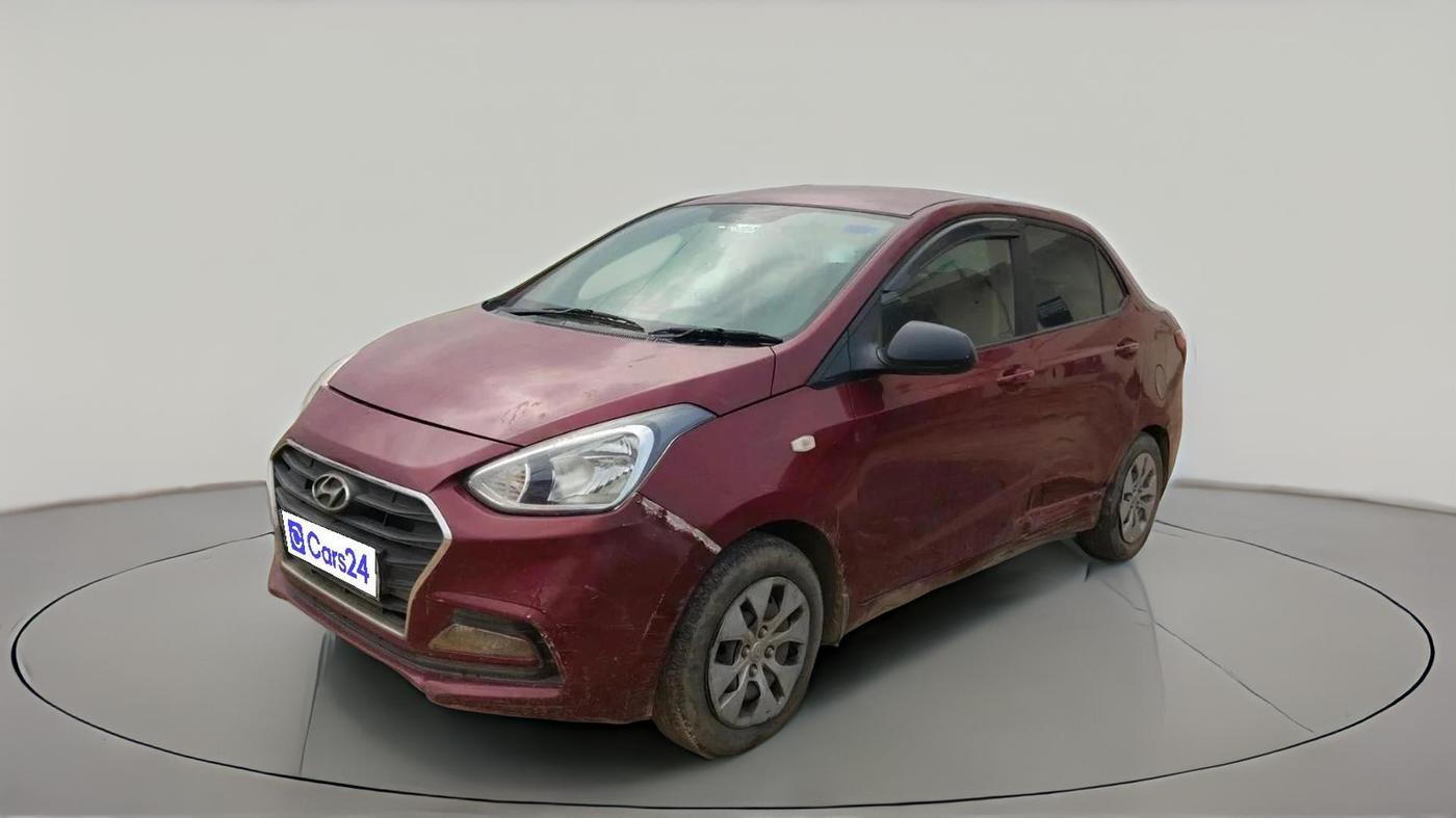 2017 Hyundai Xcent E+, CNG, Manual, 1,31,873 km, exterior