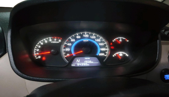 2014 Hyundai Grand i10 ASTA AT 1.2 KAPPA VTVT, CNG, Automatic, 96,300 km, interior