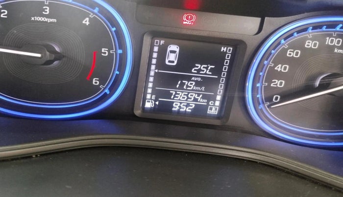 2016 Maruti Vitara Brezza ZDI, Diesel, Manual, 73,694 km, interior