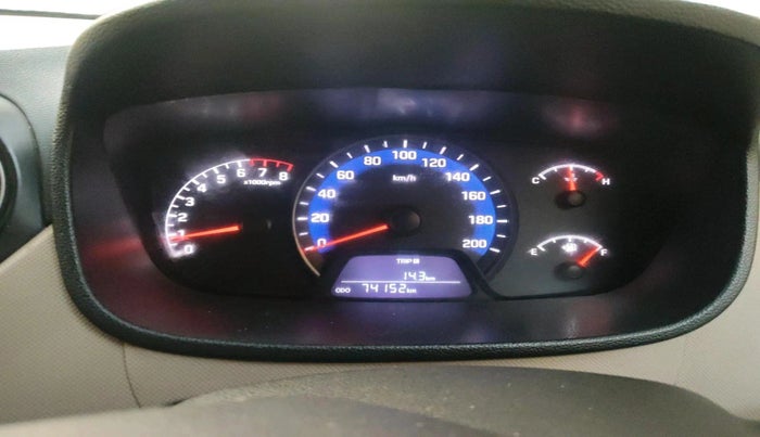 2017 Hyundai Xcent E+, CNG, Manual, 74,152 km, interior