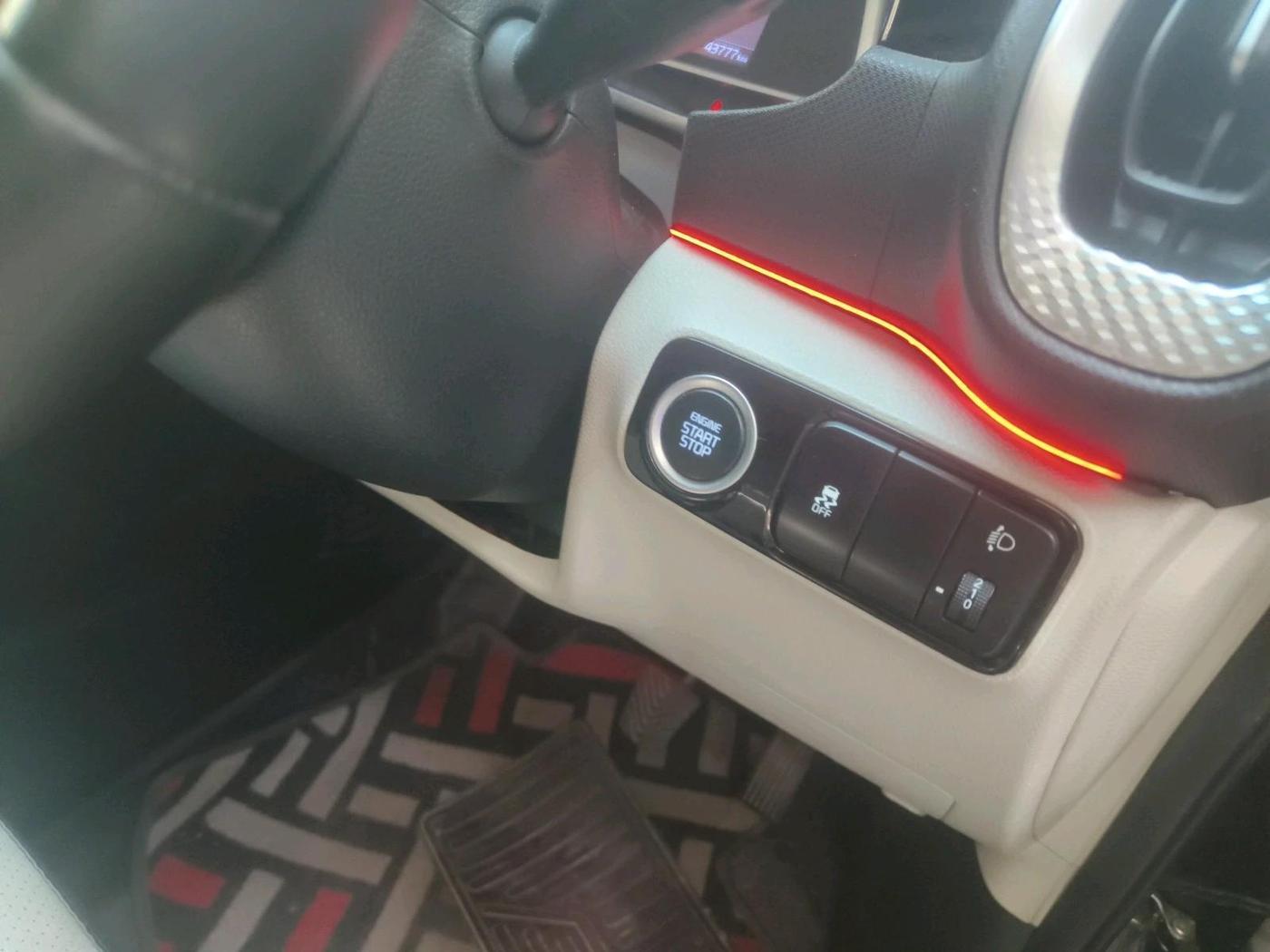 2021 KIA SONET HTX 1.0 IMT, Petrol, Manual, 43,777 km, interior