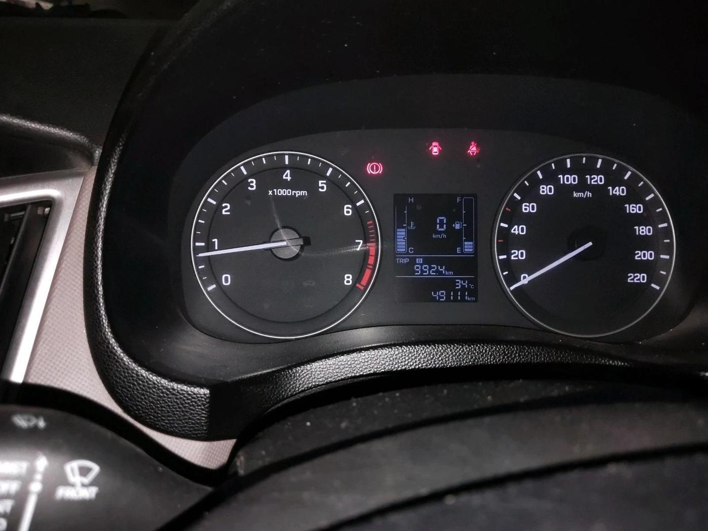 2019 Hyundai Creta SX 1.6 PETROL, Petrol, Manual, 49,111 km, interior