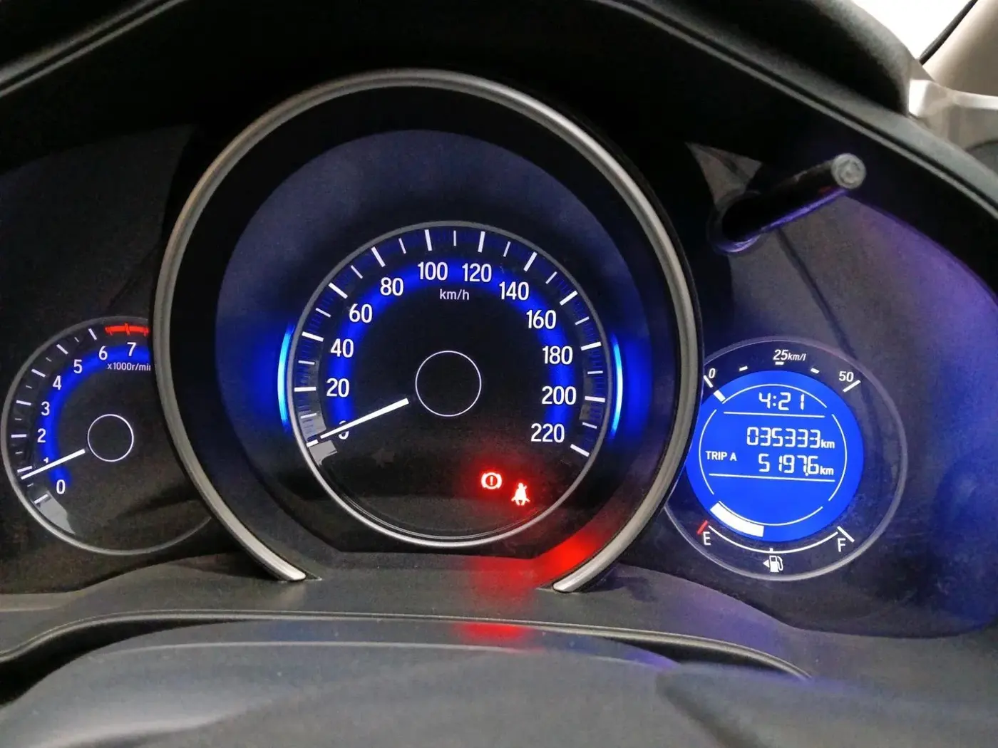 2017 Honda WR-V 1.2L I-VTEC S MT, Petrol, Manual, 35,333 km, interior