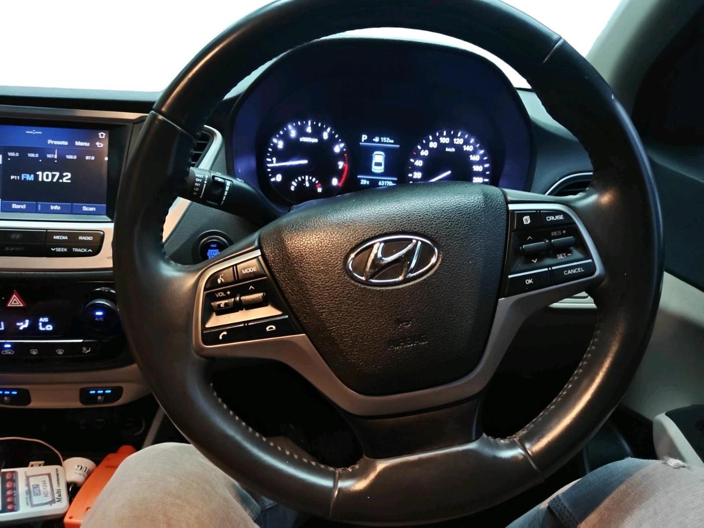 2018 Hyundai Verna 1.6 VTVT SX (O) AT, Petrol, Automatic, 63,170 km, interior