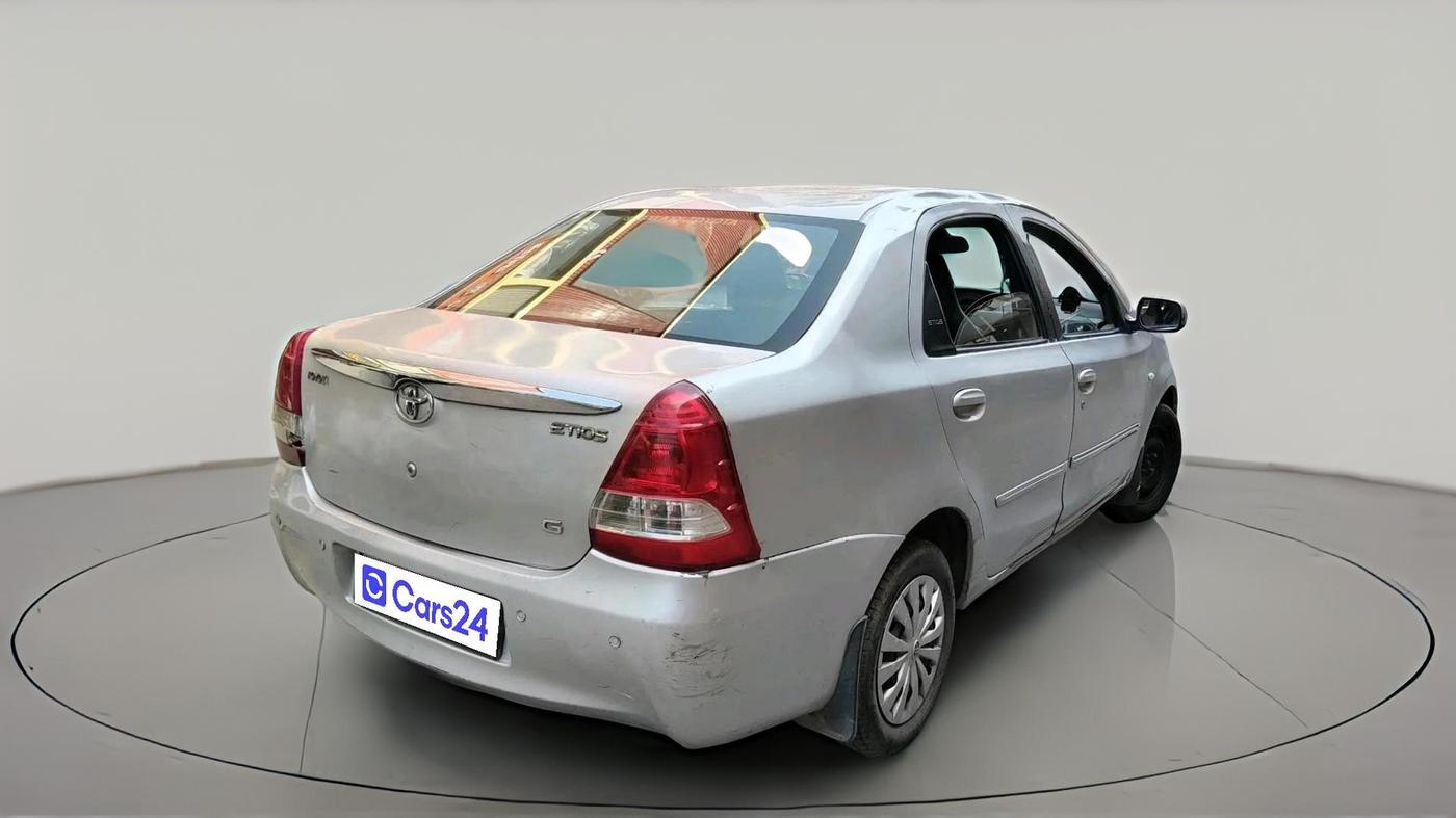 2011 Toyota Etios G, Petrol, Manual, 1,01,822 km, exterior