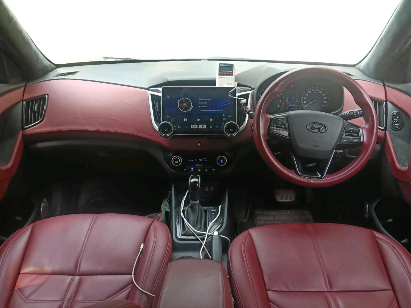 2017 Hyundai Creta SX PLUS AT 1.6 PETROL, CNG, Automatic, 69,045 km, interior
