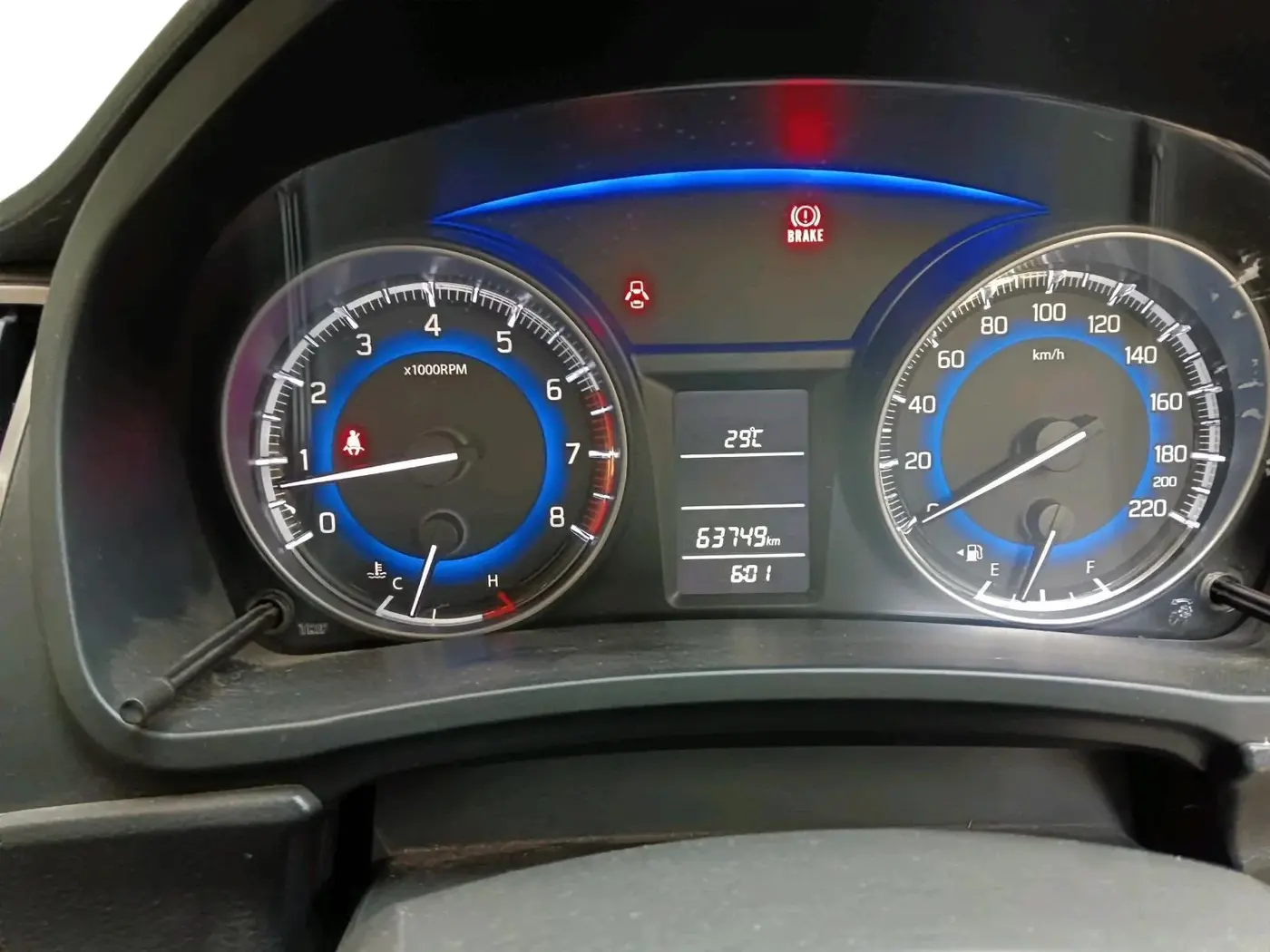 2019 Maruti Baleno DELTA PETROL 1.2, Petrol, Manual, 63,749 km, interior