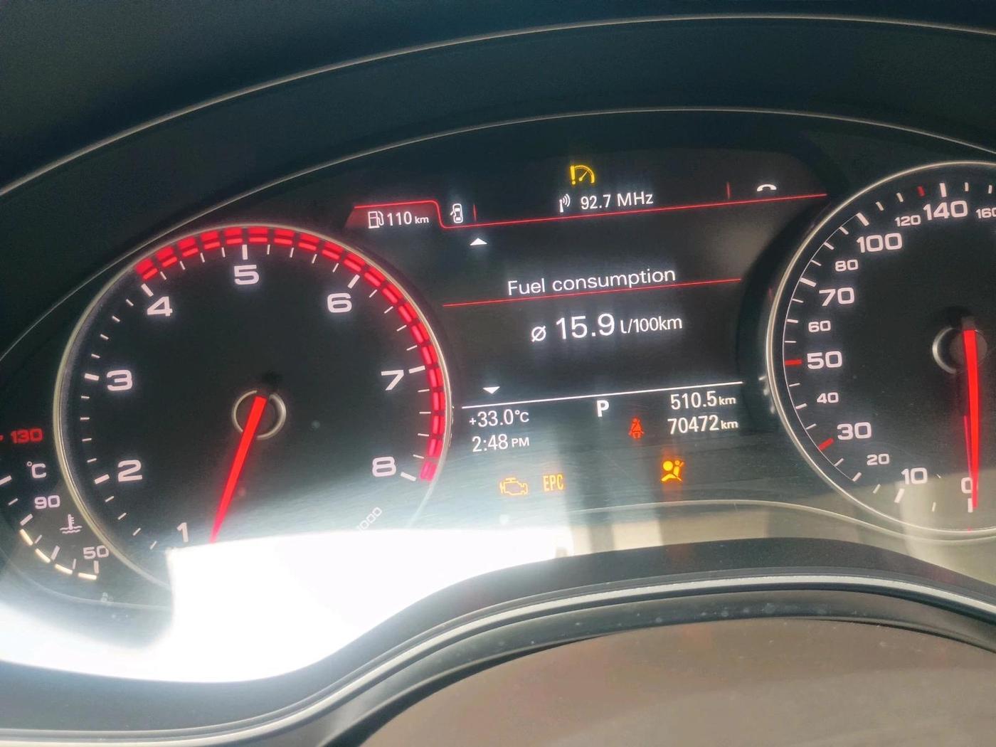 2011 Audi A6 2.8 FSI, Petrol, Automatic, 70,472 km, interior