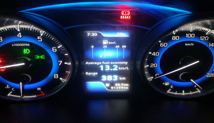 2016 Maruti Baleno ZETA PETROL 1.2, Petrol, Manual, 91,259 km, interior