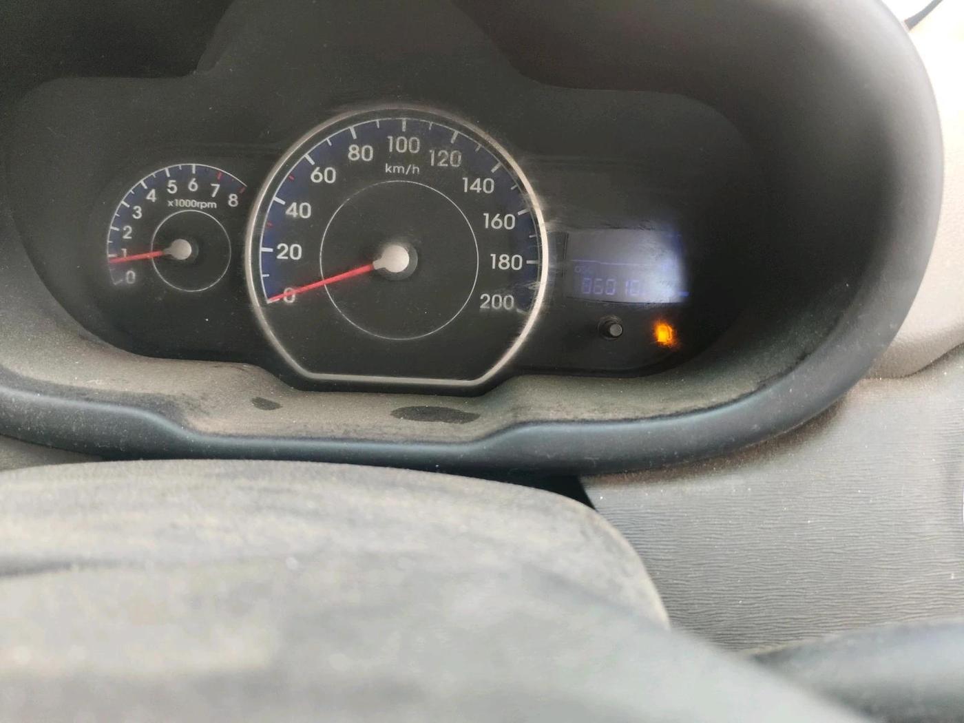 2012 Hyundai i10 MAGNA 1.2, CNG, Manual, 86,010 km, interior