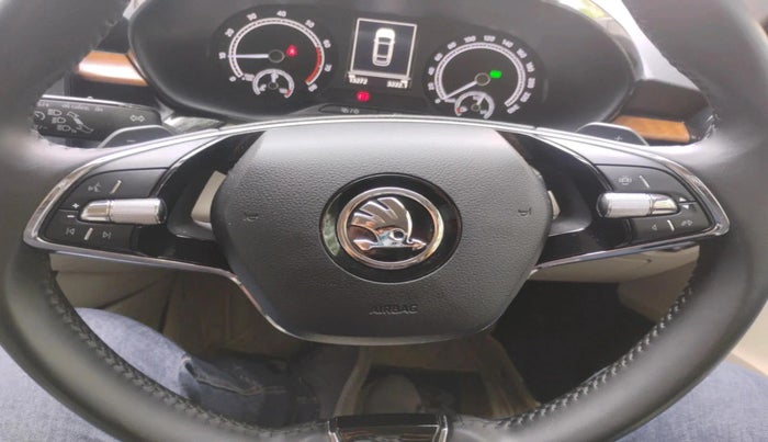 2023 Skoda SLAVIA AMBITION 1.0L TSI AT, Petrol, Automatic, 13,272 km, interior