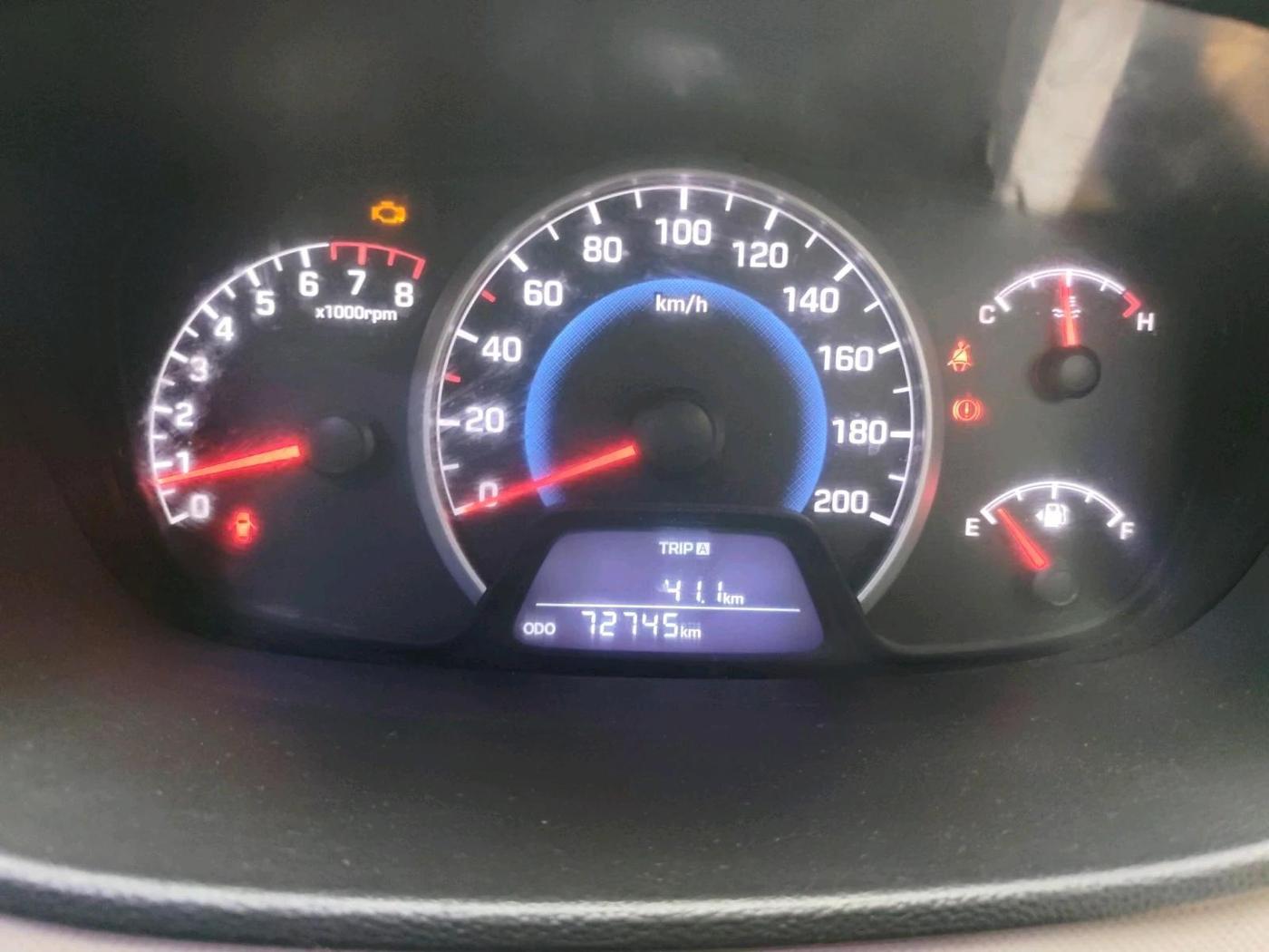 2016 Hyundai Grand i10 MAGNA 1.2 KAPPA VTVT, CNG, Manual, 72,745 km, interior