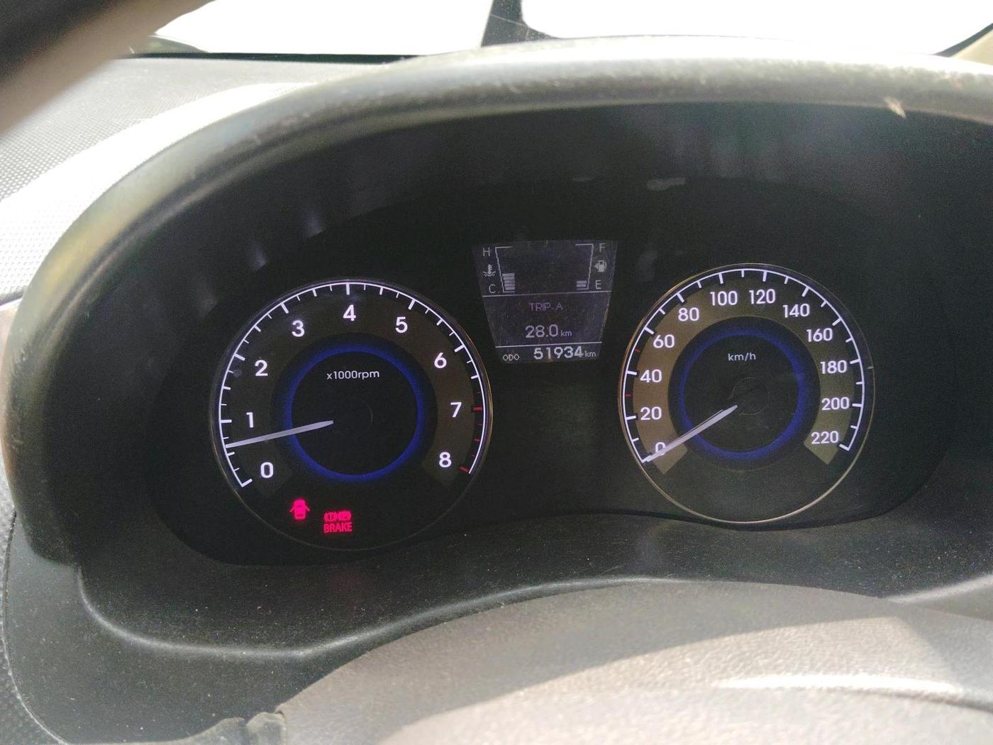 2013 Hyundai Verna FLUIDIC 1.6 VTVT SX, Petrol, Manual, 51,934 km, interior