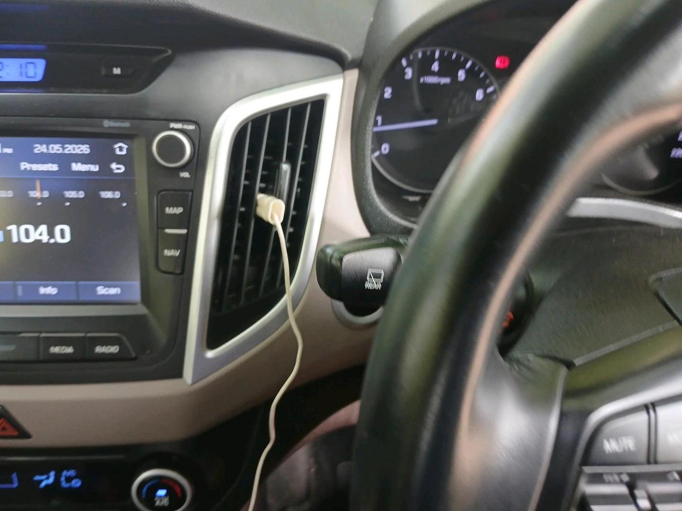 2019 Hyundai Creta SX AT 1.6 PETROL, Petrol, Automatic, 55,206 km, interior