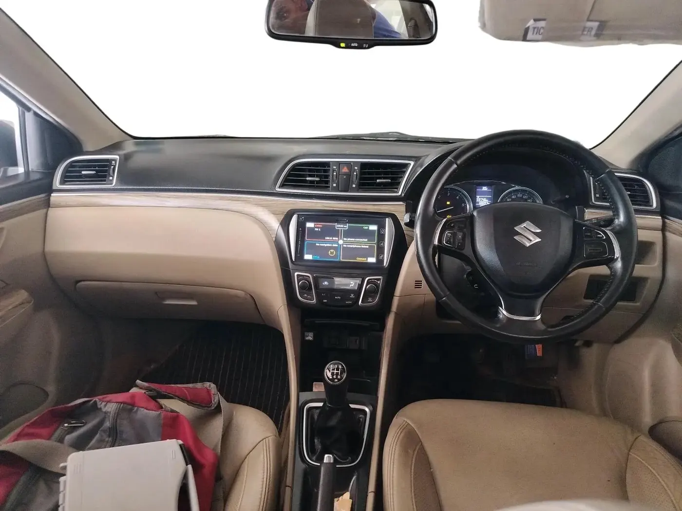 2018 Maruti Ciaz ALPHA DIESEL 1.3, Diesel, Manual, 68,097 km, interior
