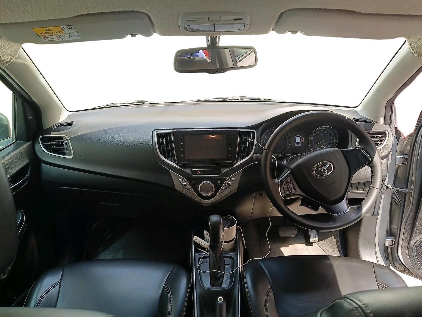 2019 Toyota Glanza V CVT, Petrol, Automatic, 58,225 km, interior