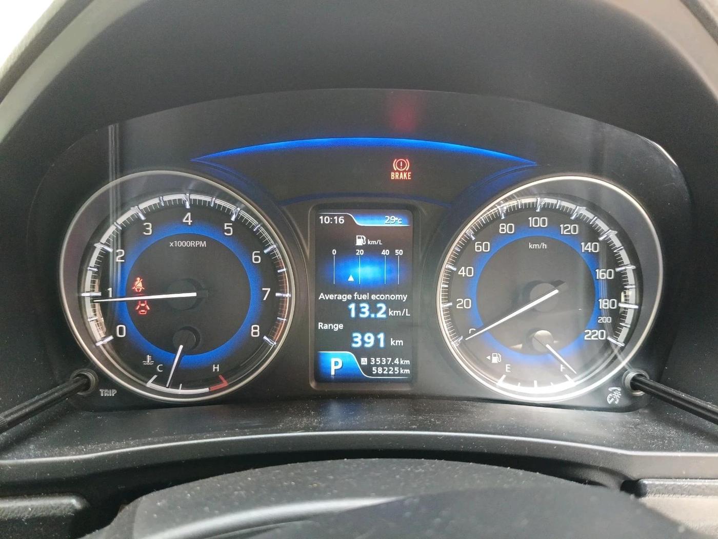 2019 Toyota Glanza V CVT, Petrol, Automatic, 58,225 km, interior