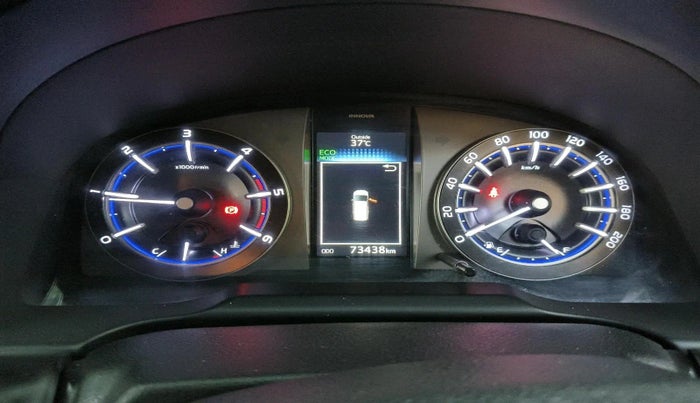 2017 Toyota Innova Crysta 2.4 ZX 7 STR, Diesel, Manual, 73,438 km, interior