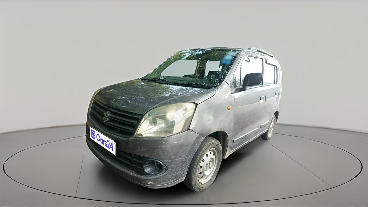 2012 Maruti Wagon R 1.0 LXI CNG, CNG, Manual, 1,45,981 km, exterior
