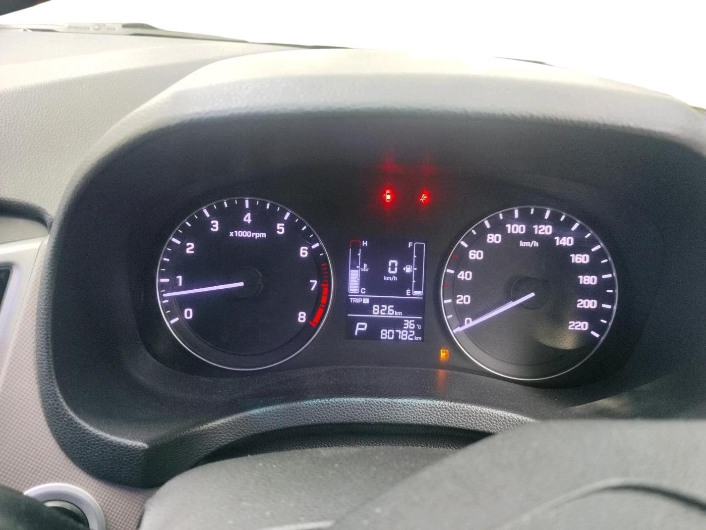 2017 Hyundai Creta SX PLUS AT 1.6 PETROL, CNG, Automatic, 80,782 km, interior