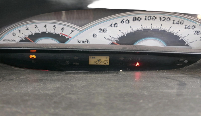 2011 Toyota Etios VX, Petrol, Manual, 1,06,958 km, interior