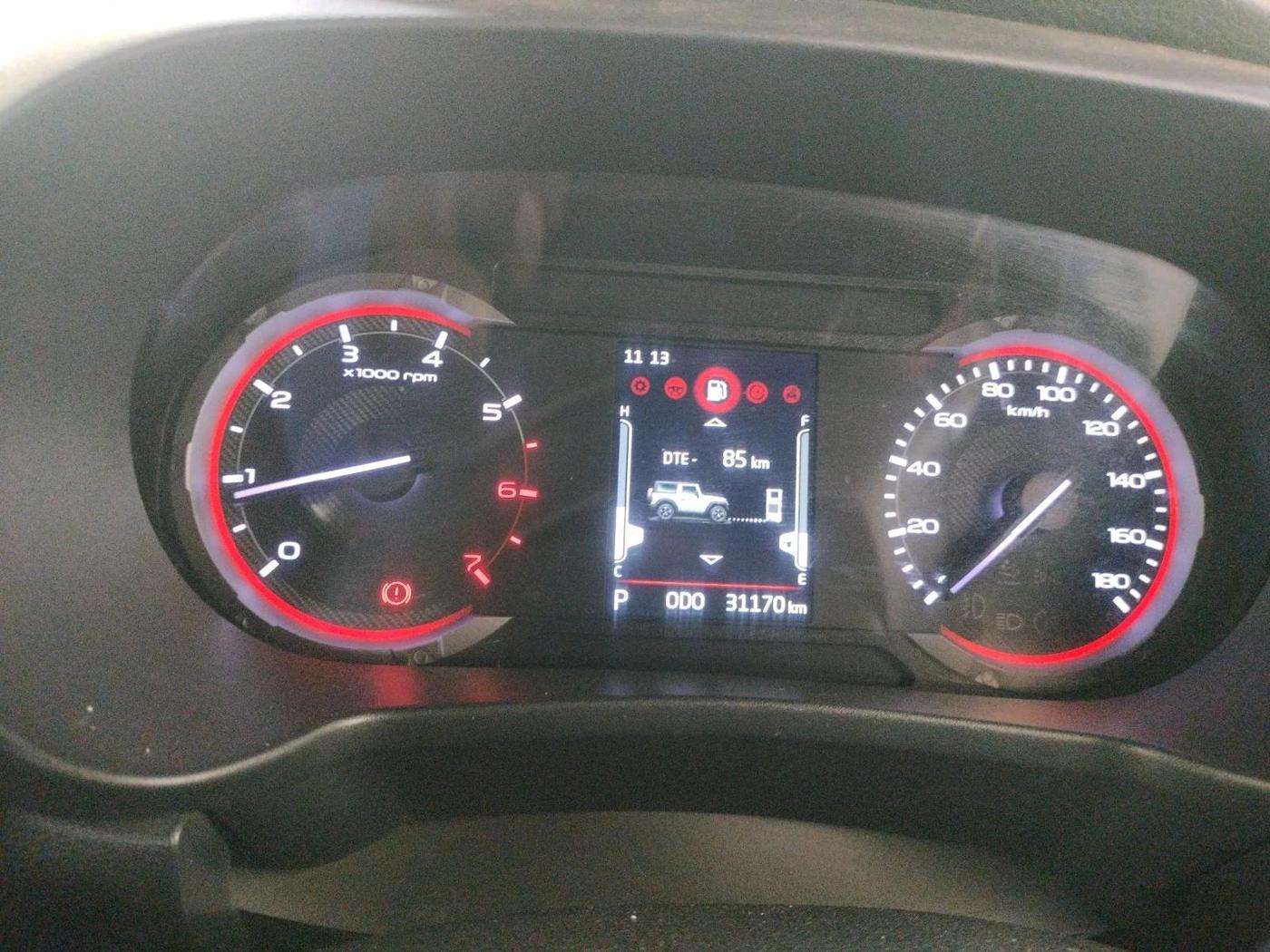 2021 Mahindra Thar LX PETROL HT 4WD AT, Petrol, Automatic, 31,170 km, interior