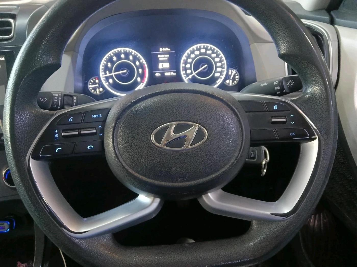 2021 Hyundai Creta E 1.5 PETROL, Petrol, Manual, 1,02,214 km, interior