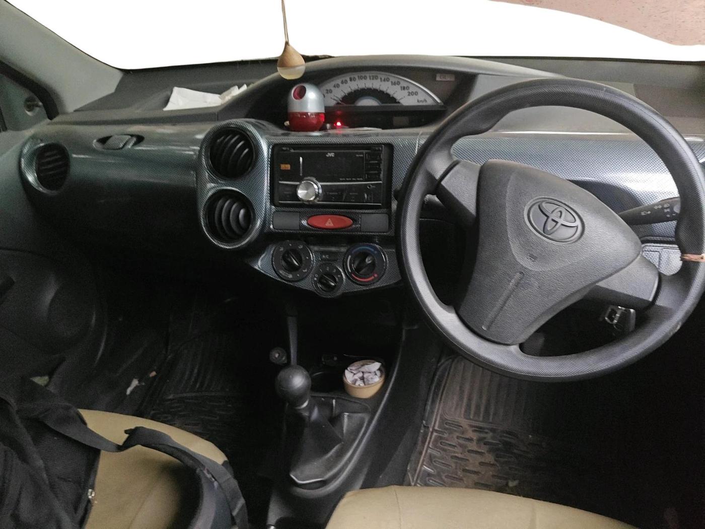2012 Toyota Etios G, Petrol, Manual, 56,424 km, interior