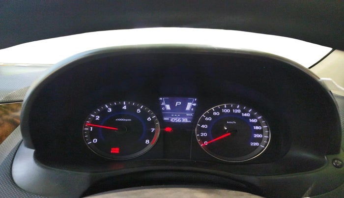 2016 Hyundai Verna FLUIDIC 4S 1.6 VTVT S AT, Petrol, Automatic, 1,05,638 km, interior