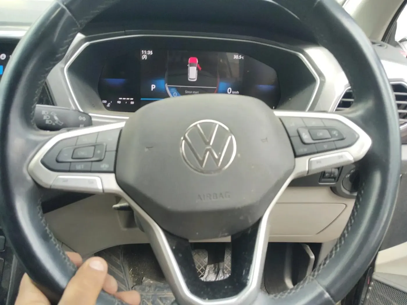 2024 Volkswagen TAIGUN TOPLINE 1.0 TSI AT, Petrol, Automatic, 12,470 km, interior