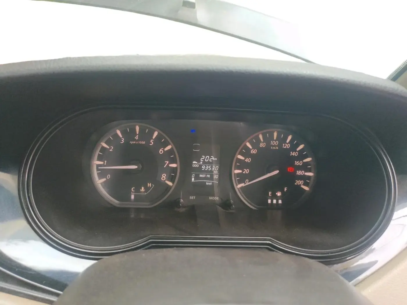 2015 Tata Zest XM PETROL, Petrol, Manual, 93,530 km, interior