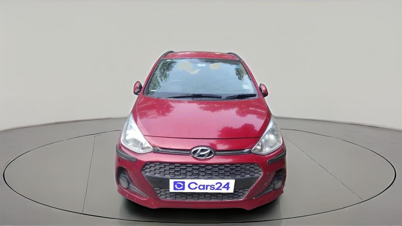 2017 Hyundai Grand i10 SPORTZ (O) AT 1.2 KAPPA VTVT, Petrol, Automatic, 1,12,164 km, exterior