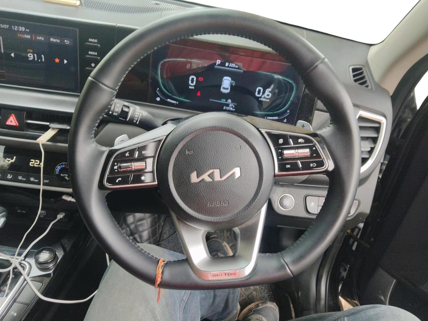 2024 KIA SELTOS HTK Plus 1.5 Petrol IVT, Petrol, Automatic, 21,078 km, interior