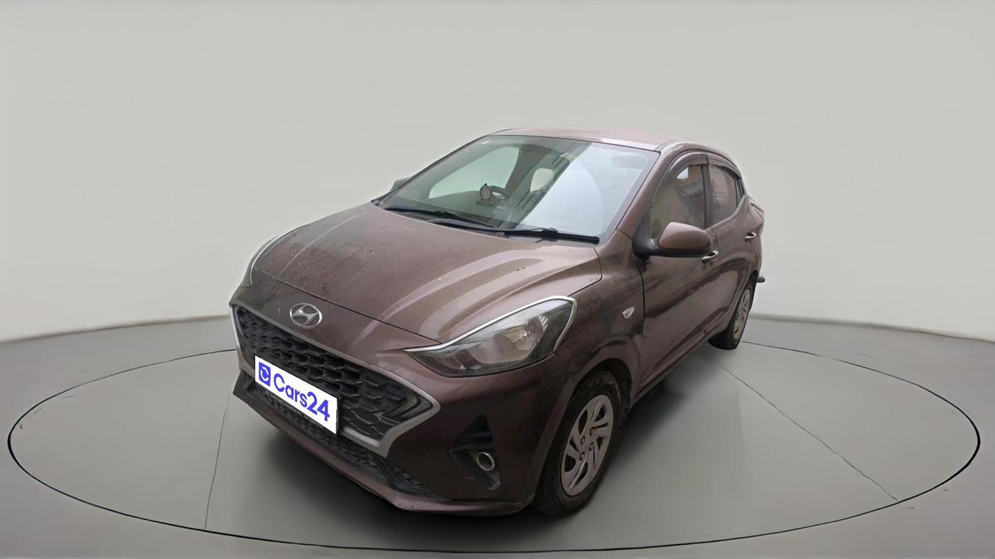 2021 Hyundai AURA S 1.2 CNG, CNG, Manual, 80,494 km, exterior
