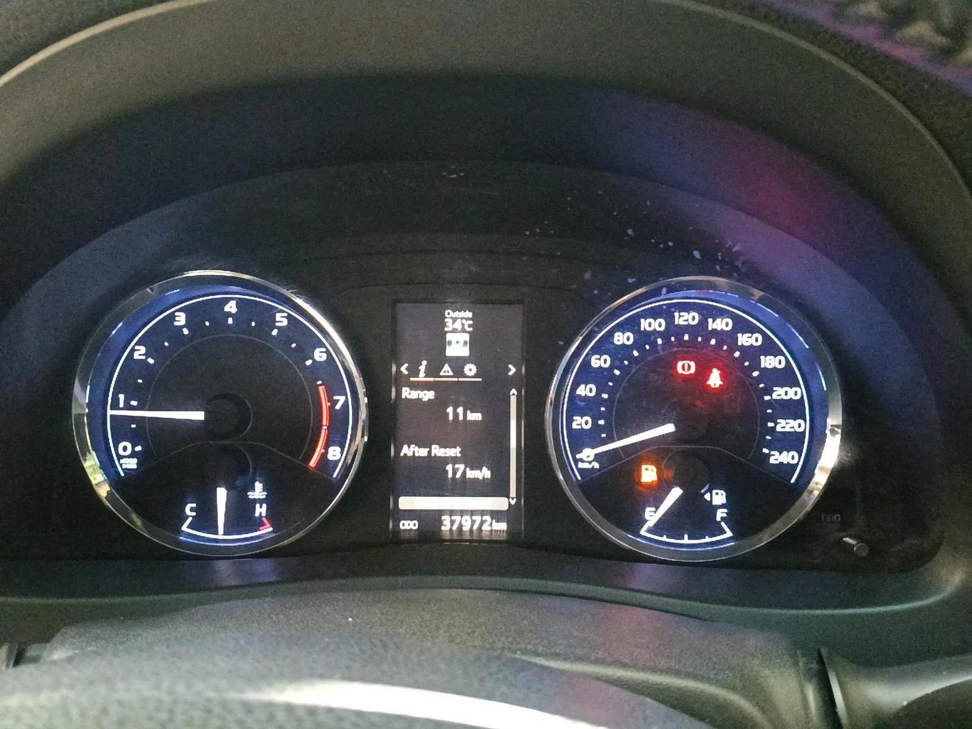 2017 Toyota Corolla Altis VL CVT PETROL, Petrol, Automatic, 37,972 km, interior
