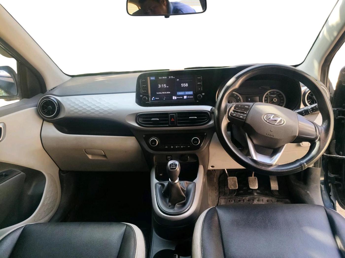 2022 Hyundai GRAND I10 NIOS SPORTZ 1.2 KAPPA VTVT CNG, CNG, Manual, 65,000 km, interior